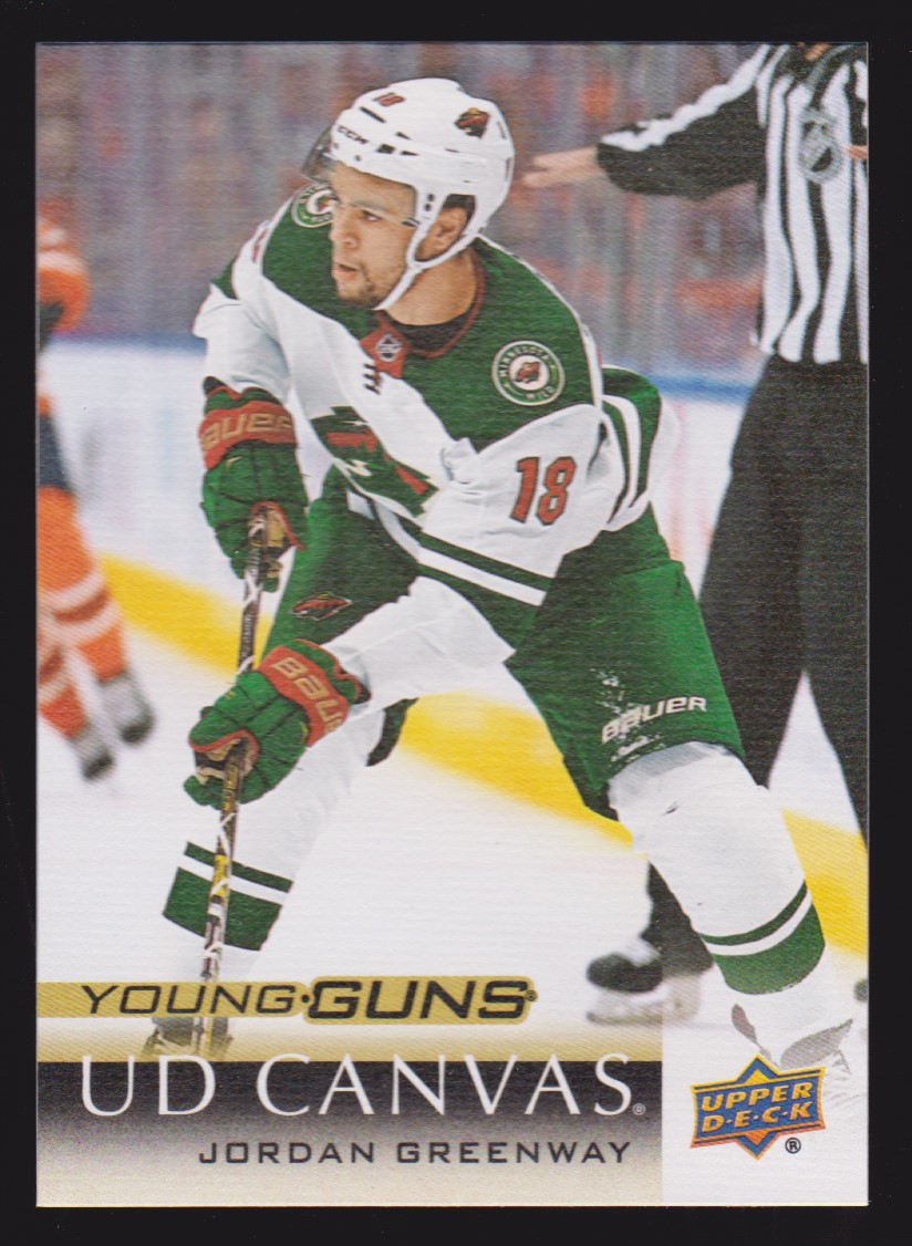 (image for) 2018-19 Upper Deck Canvas #C226 Jordan Greenway YOUNG GUNS RC YG